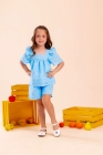 Conjunto LUXO Laise Azul Bebê