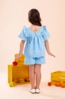 Conjunto LUXO Laise Azul Bebê