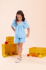 Conjunto LUXO Laise Azul Bebê