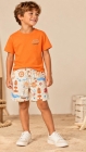 Conjunto Laranja Ocean Short Tactel (Premium)