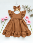 Vestido Luxo Baby Caramelo (Premium)
