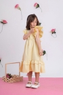 Vestido Luxo Amarelo Manteiga (Premium)