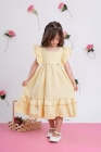 Vestido Luxo Amarelo Manteiga (Premium)