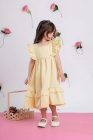 Vestido Luxo Amarelo Manteiga (Premium)