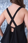 Conjunto Batinha Preto Short Saia Juvenil
