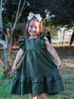 Vestido LUXO Verde Musgo (Premium)