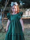 Vestido LUXO Verde Musgo (Premium)