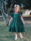Vestido LUXO Verde Musgo (Premium)