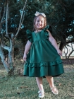 Vestido LUXO Verde Musgo (Premium)