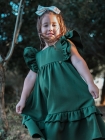 Vestido LUXO Verde Musgo (Premium)