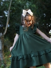 Vestido LUXO Verde Musgo (Premium)