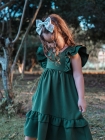 Vestido LUXO Verde Musgo (Premium)
