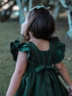 Vestido LUXO Verde Musgo (Premium)