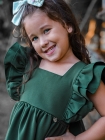 Vestido LUXO Verde Musgo (Premium)